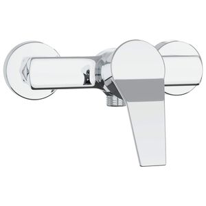 vidaXL Shower Mixer Tap Chrome G 1 / 2 inches Brass