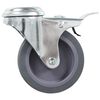 vidaXL Bolt Hole Swivel Casters 4 pcs 75 mm