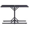vidaXL 3 Piece Garden Dining Set Black