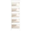 vidaXL Book Cabinet White 50x35x154 cm Solid Wood Pine