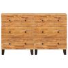 vidaXL Sideboard 2 pcs Brown 60 x 33 x 75 cm Solid Mango Wood