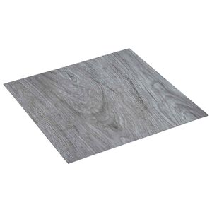 vidaXL Flooring Planks Light Grey 5.11 m&sup2; 55 pcs PVC