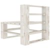 vidaXL 5 Piece Garden Pallets Lounge Set Wood White