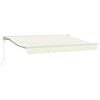 vidaXL Awning Frame Cream 250 x 200 cm Polyester with PU coating