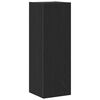 vidaXL Wall TV Cabinet Wall-mounted 2 pcs Black Oak 30.5 x 30 x 90 cm