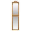 vidaXL Free-Standing Mirror Gold 50x200 cm
