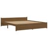 vidaXL Bed Frame without Mattress Honey Brown Solid Wood 200x200 cm