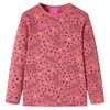 Kids' Pyjamas with Long Sleeves Old Pink 140