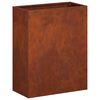 vidaXL Garden Planter Rusty 40 x 20 x 40 cm Weathering Steel