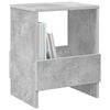 vidaXL Magazine Rack Concrete Grey 35 x 30 x 45 cm