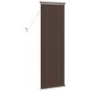vidaXL Venetian Blind Manual Dark Brown with Pattern 150 x 40 cm PVC