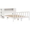 vidaXL Bookcase Bed without Mattress White 120x200 cm Solid Wood Pine