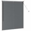 vidaXL Venetian Blinds Manual Dark Grey 130 x 120 cm Aluminium