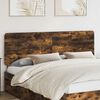 vidaXL Headboard Smoked Oak 200 cm Engineered wood