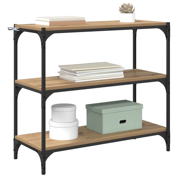 vidaXL Book Cabinet Artisan Oak 80 x 33 x 70.5 cm