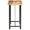 vidaXL Bar Table 120x58x107 cm Rough Mango Wood