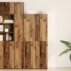 vidaXL Highboard 2 pcs Old Wood 80 x 42 x 185 cm