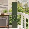 vidaXL Garden Privacy Screen Olive green 32 x 140 cm Cold-rolled steel