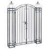 vidaXL Ornamental Garden Gate Wrought Iron 122x20.5x160 cm