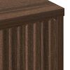 vidaXL Bathroom Cabinet with Drawer Brown Oak 39.5 x 36 x 88 cm