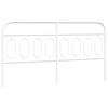 vidaXL Metal Replace Headboard White 193 cm