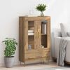 vidaXL Highboard with Drawer Artisan Oak 69.5 x 31 x 115 cm
