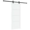 vidaXL Sliding Door ORKDAL 83 x 202 cm Solid Pine Wood White