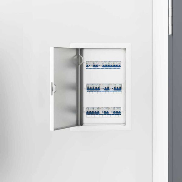 vidaXL Access Panel White 33.5 x 23 x 3 cm Steel