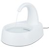 TRIXIE Pet Drinking Fountain Curved Stream White