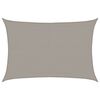vidaXL Sunshade Sail 160 g/m&sup2; Rectangular Light Grey 3.5x5 m HDPE