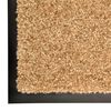 vidaXL Doormat Washable Cream 60x180 cm