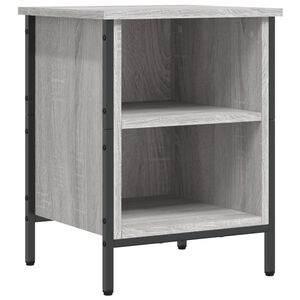 vidaXL Shoe Cabinet Grey Sonoma 38x35x50 cm Engineered Wood