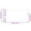 vidaXL Retractable Side Awning 140 x 300 cm Red
