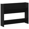 vidaXL Shoe Cabinet 2 pcs Black Oak 83 x 18 x 60 cm Engineered Wood