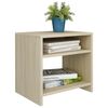 vidaXL Bedside Cabinet Sonoma Oak 40x30x40 cm Engineered Wood