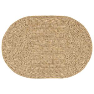 vidaXL Rug ZIZUR Brown 170 x 120 cm Polypropylene