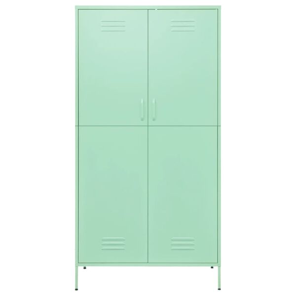 vidaXL Wardrobe Mint 90x50x180 cm Steel