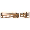 vidaXL Outdoor Sofa Set 6 pcs Natural Solid Acacia Wood