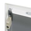 vidaXL Access Panel White 33.5 x 33.5 x 3 cm Steel