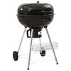 vidaXL Kettle Charcoal BBQ Grill 73x58x96 cm Steel