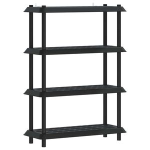 vidaXL Shelving Unit 4-Tier 100 x 40 x 136.5 cm PP Anthracite