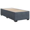 vidaXL Box Spring Bed with Mattress Dark Grey 80x200 cm Velvet