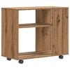 vidaXL Side Table Artisan Oak 70x35x60.5 cm Engineered Wood
