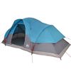 vidaXL Family Tent Dome 9-Person Blue Waterproof