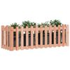 vidaXL Garden Raised Bed with Fence Design 150x50x50 cm Solid Wood Douglas