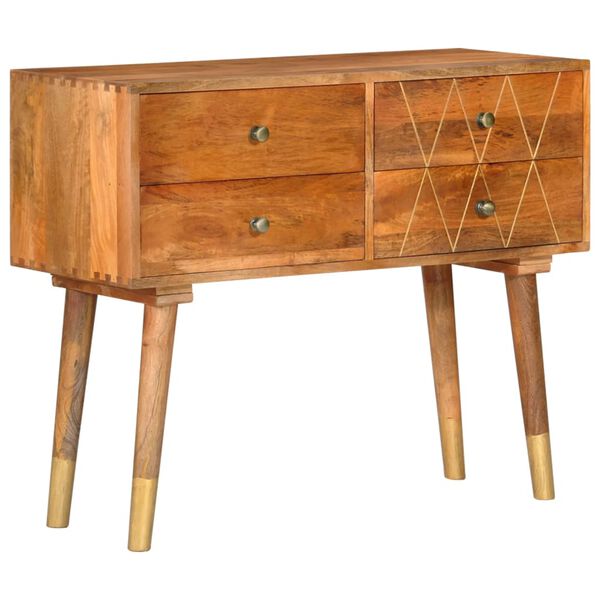 vidaXL Sideboard 85x40x70 cm Solid Mango Wood