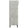 vidaXL Shoe Cabinet Concrete Grey 60x35x105 cm Engineered Wood