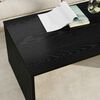 vidaXL Coffee Table Black Oak 95 x 50 x 34 cm Engineered Wood
