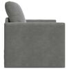 vidaXL Folding Sofa Bed Dark Grey 74 x 77 x 81 cm Velvet