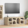 vidaXL TV Cabinet Sonoma Oak 100 x 35 x 40 cm Engineered Wood